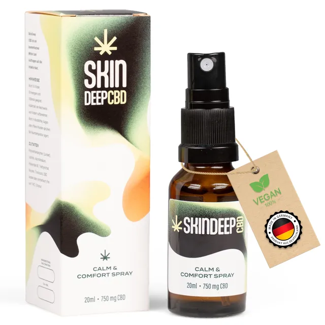 SkinDeep CBD Spray Flasche